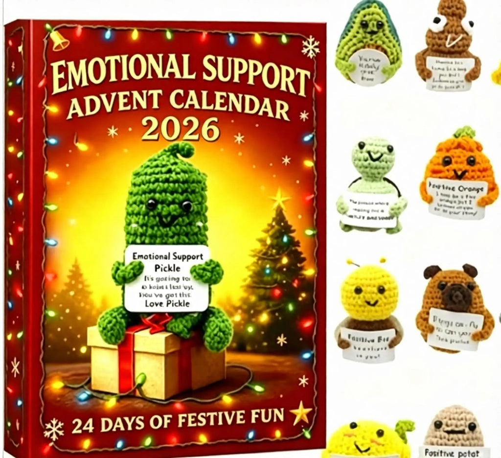 2026 Advent Calendar with 24 Days Countdown Emotional Support Messages Ideal Christmas Birthday Gift for All Ages Family Friends