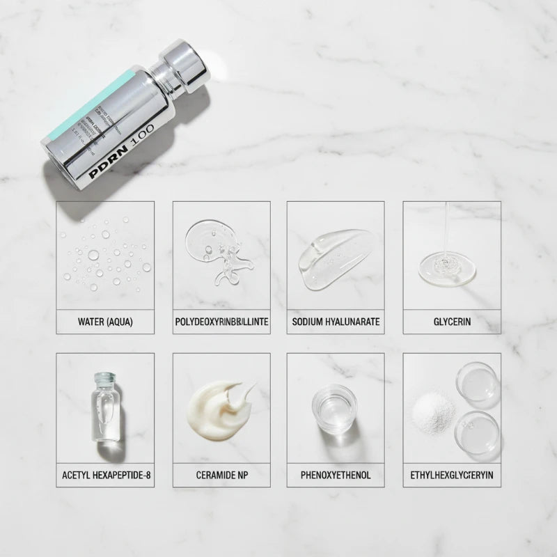 Korean Skincare CICA Reedles Rich Serum PDRN Collagen Essence Glow Set Moisturizing Hydrating Nourishing Face Care Lightweight