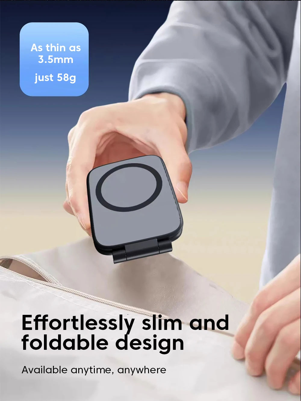 Magnetic Phone Holder for Car Mount with Dual Side Strong Magnets Ultrathin Adjustable Cell Phone Holder Accessories For Phone