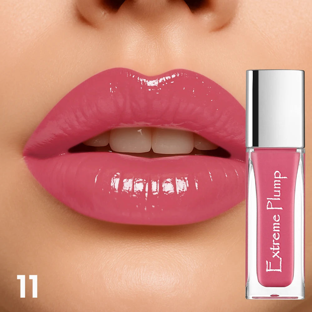 Water-Glow Mirror Lip Gloss, Long Lasting Moisturizing Hydrating Lip Makeup, Waterproof Sweat-Proof Gloss Gift for Women