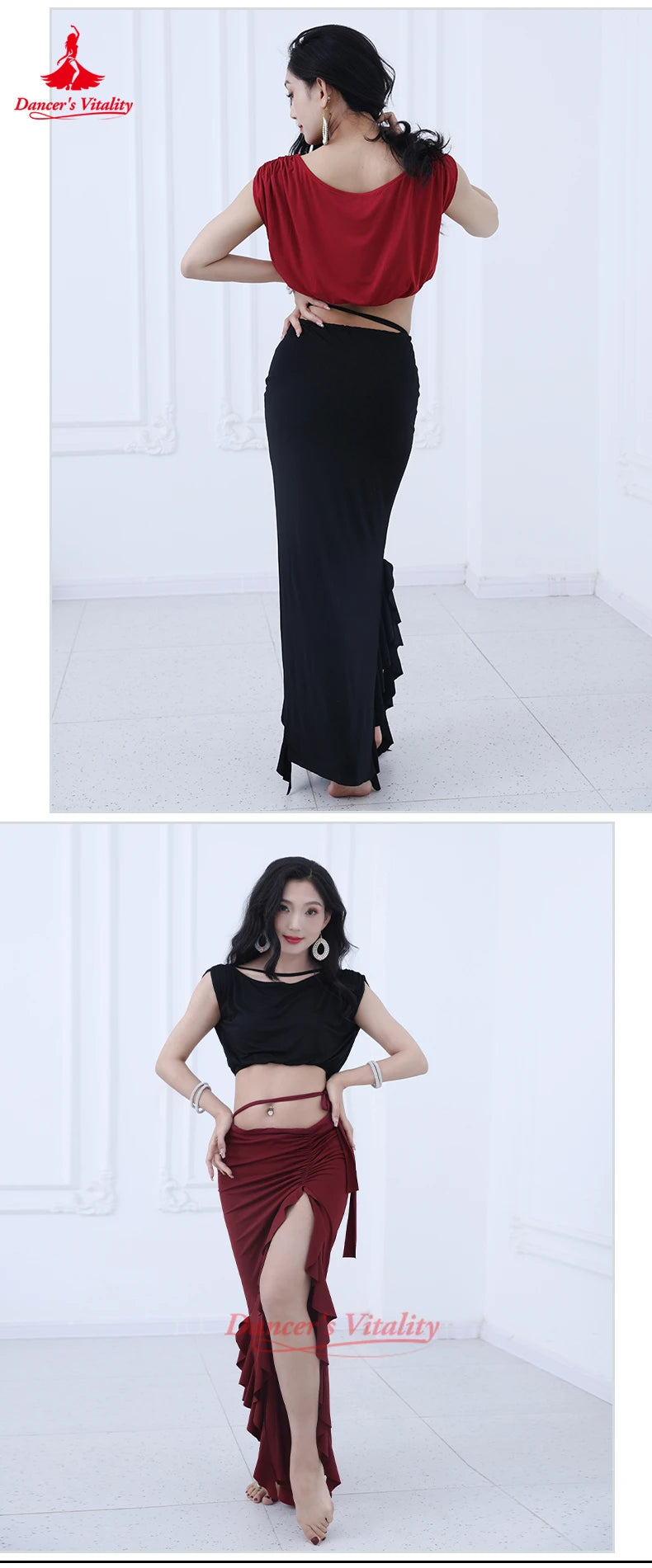 BellyDance Costumes for Women Comfortable and Breathable Practice Clothes Adult Oriental Dancing Clothing Dancer's Vitality