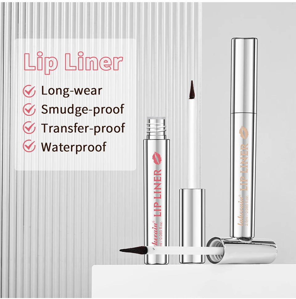 Magic Peel Off Lip Cosmetic Matte Lip Liner Pencil Long Lasting Waterproof Smudge Proof Transfer Proof Peel Off Lip Stain Tattoo