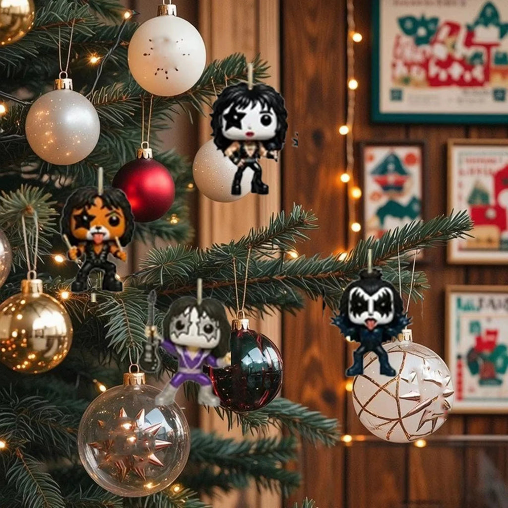 24 Days Advent Calendar Eddies ACRYLIC Hanging Ornament Christmas Party Gift Design Advent Calendar Hanging Decoration Blind Box