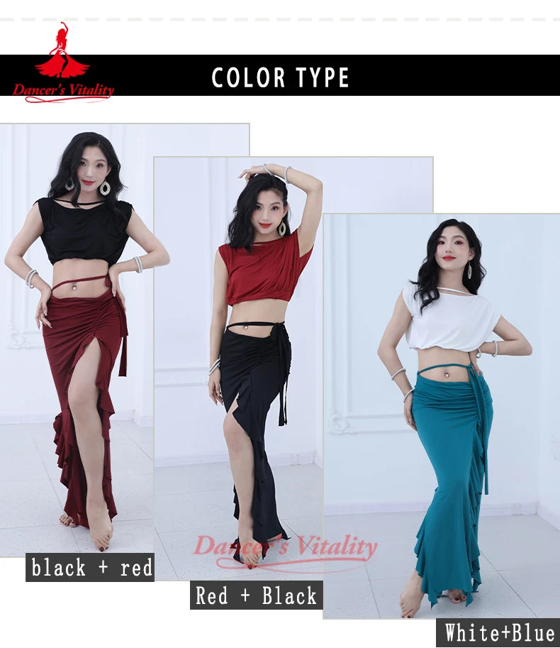 BellyDance Costumes for Women Comfortable and Breathable Practice Clothes Adult Oriental Dancing Clothing Dancer's Vitality